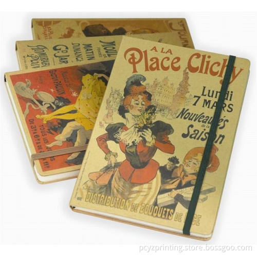 Custom Hardcover Paper Notebook with Elastic Cord/Notebook